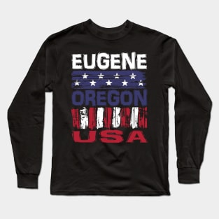 Eugene Oregon USA T-Shirt Long Sleeve T-Shirt